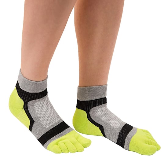 TOETOE - Heren & Dames Ademend Sport Licht Hardloop Lage Sneakersokken - Groen - Image 2