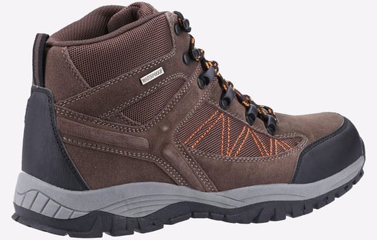 Cotswold Maisemore Suède Heren Wandelschoenen In Het Bruin - Image 3