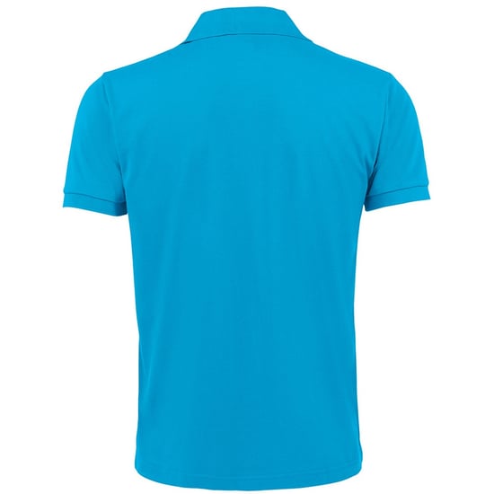 SOLS Heren Prime Pique Poloshirt met korte mouwen (Aqua) - Image 2