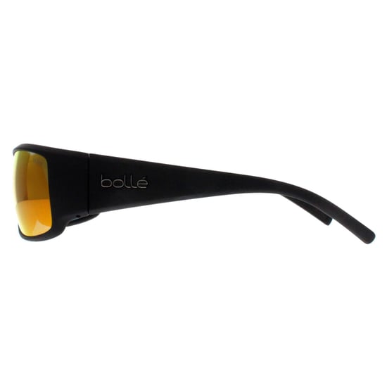 Bolle Wrap Mens Matte Black Volt+ Ruby Polarized King