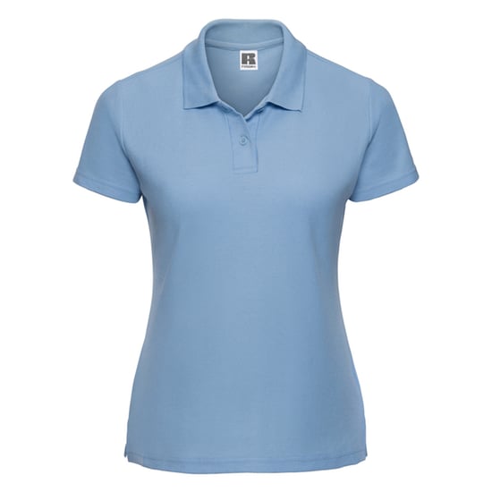 Russell Dames/Dames Klassiek Polycotton Poloshirt (Sky) - Image 1