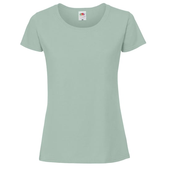Fruit Of The Loom Vrouwen / Dames Ringgesponnen Premium T-Shirt (Salie) - Image 2