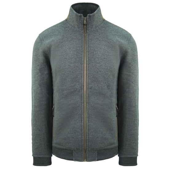 Hackett London Classic Fit heren grijs Harrington jack - Image 1