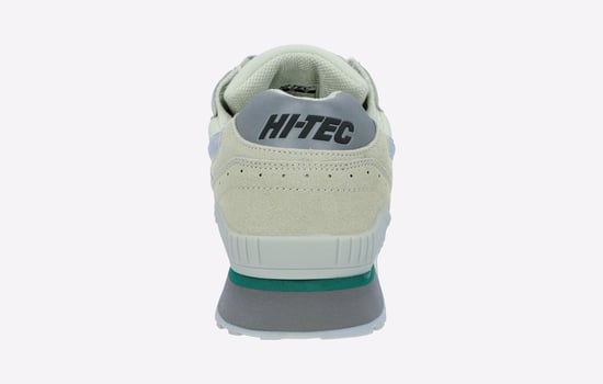Hi-Tec Silver Shadow OG Pu Suède Heren Zilver/Grijs/Groene Sneakers - Image 3