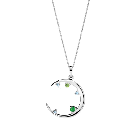 Orphelia 'Eline' Dames 925 Sterling Zilveren Set: Ketting + Oorbellen + Ring - Zilver SET-7497 - Image 2