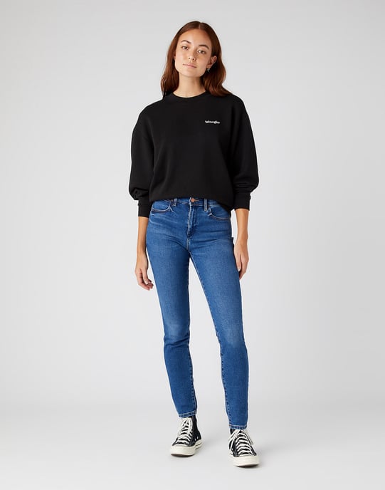 GB - Wrangler - HIGH RISE SKINNY CAMELLIA