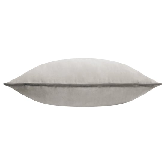 Paoletti Meridian Piped Velvet Feather Filled Cushion