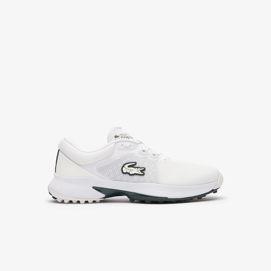 Men's Lacoste Golf Point Trainers in White Green - Image 1