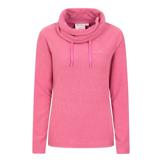 Mountain Warehouse Dames Hebridean Cowl Neck Fleece Top (Donkerroze) - Image 1