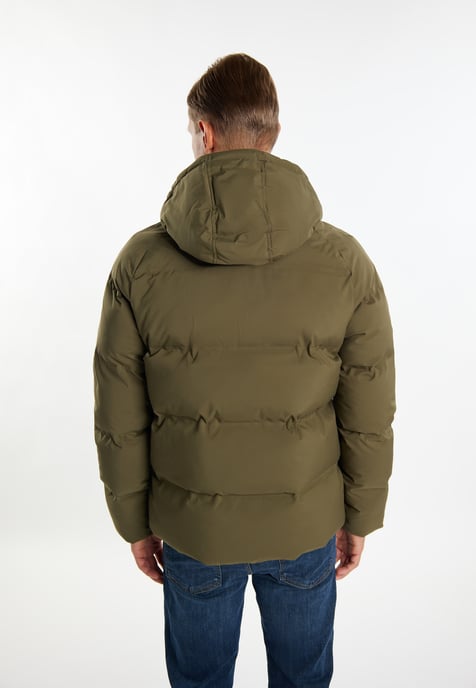 Dreimaster Winterjas met vulling Heren militaire olijf - Image 4