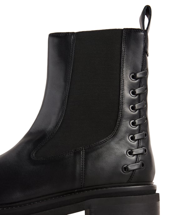Ted Baker Lukki Chelsea Boot With Whipstitch Detail, Natural