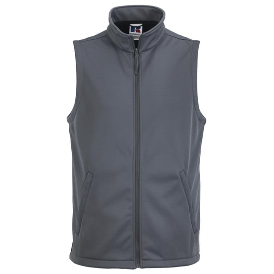 Russell Mens Smart Softshell Gilet Jacket (Convoy Grey)