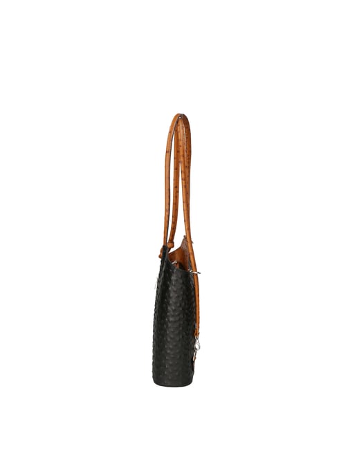 Gave Lux backpack women BLACK/COGNAC