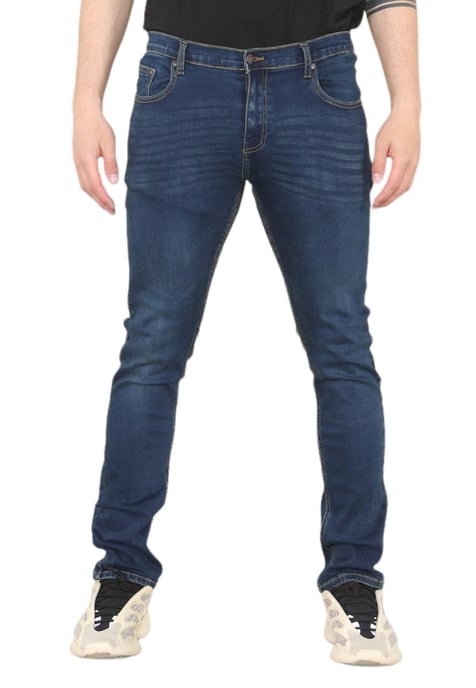 MYT Heren skinny fit jeans stretch denim in donkerblauw - Image 1