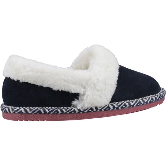 Hush Puppies Ariel Suède Vrouwen Slippers Navy - Image 2