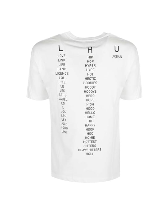 Les Hommes T-shirt Typography Mannen zwart - Image 5