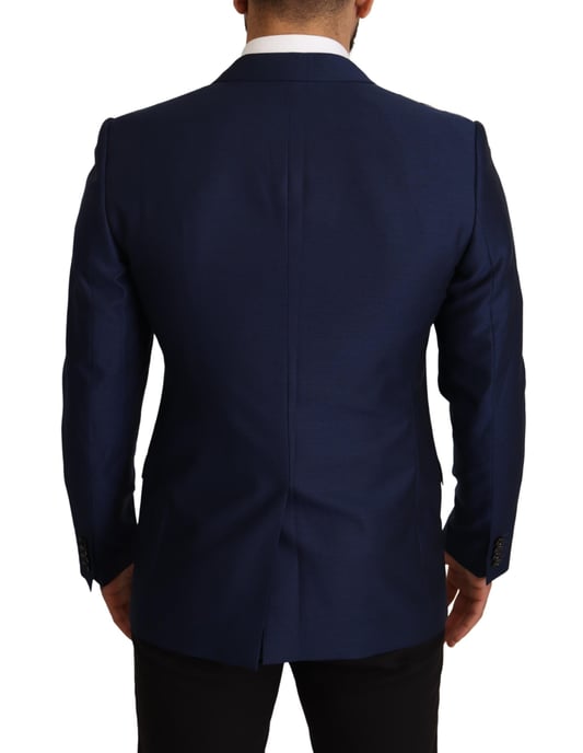 Nieuwe Marineblauwe Slim Fit Jas - Image 2