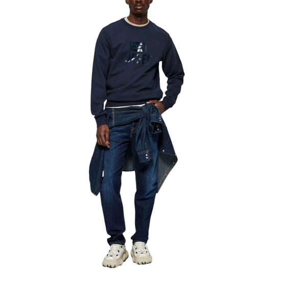 Diesel Monotone Marineblauwe Sweatshirt - Image 6