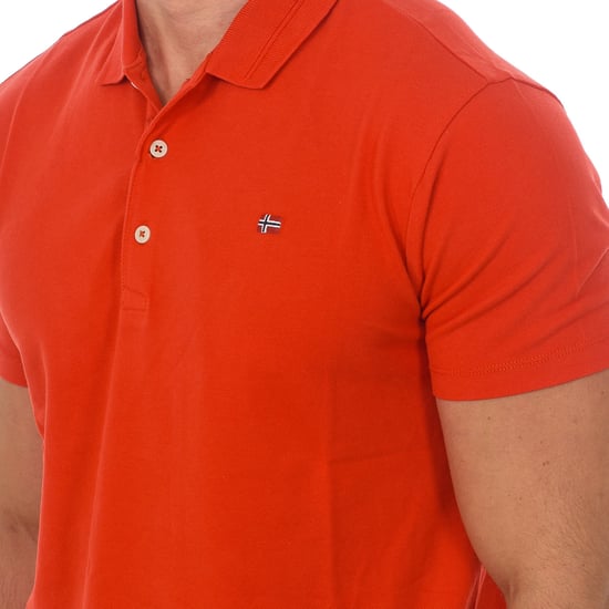 Ealis Short Sleeve Polo with lapel collar NP0A4GDK man