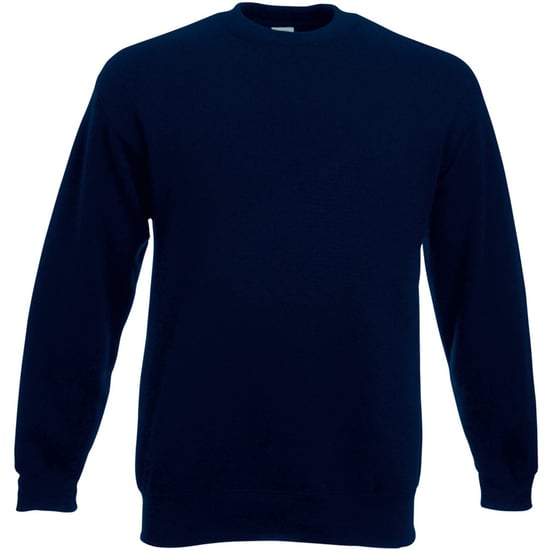 Fruit Of The Loom Heren Set-In Belcoro® garen Sweatshirt (Donker Marine) - Image 1