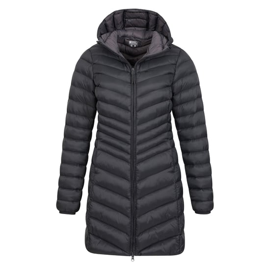 Mountain Warehouse Dames/Dames Florence lange gewatteerde jas (Zwart) - Image 4