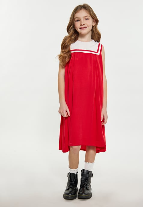 Dreimaster Jurk meisjes (kinderen) rood - Image 2