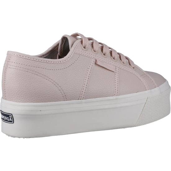Superga 2790 Leren Vrouwen Roze Amandel Trainers - Image 2