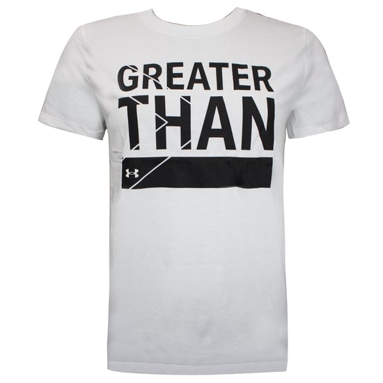 Under Armour Womens Greather Than T-Shirt Graphic Top White 1356306 100