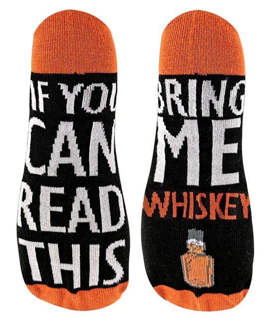 Als je dit kunt lezen, breng me... Funky sokken - Whisky - Image 1