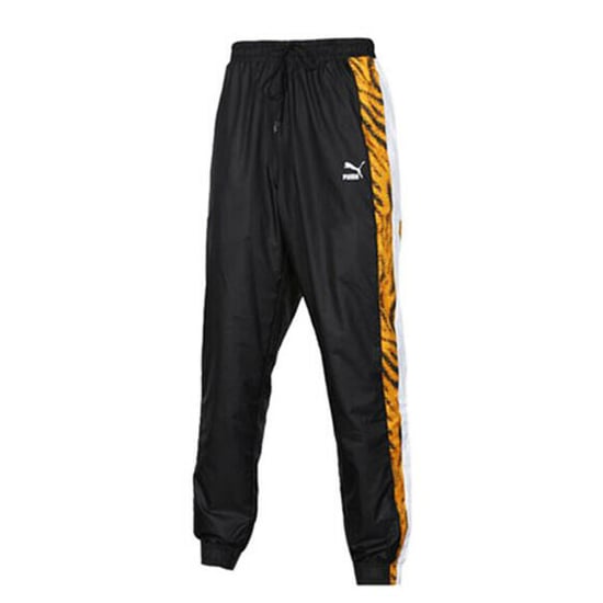 Puma Wild Pack Strech Waist Black Mens Woven Track Pants 579511 21