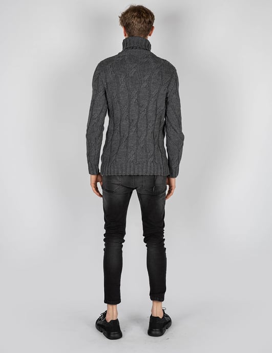 Xagon Man stoppen Turtleneck Mannen Grijs - Image 4