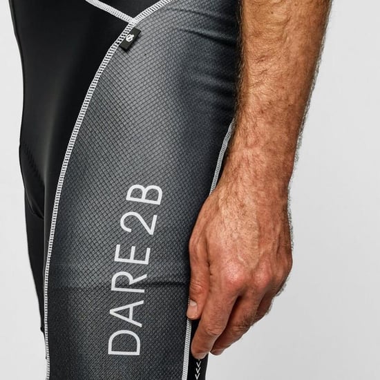 Dare 2B Heren Ecliptic Bib Shorts (Zwart) - Image 2