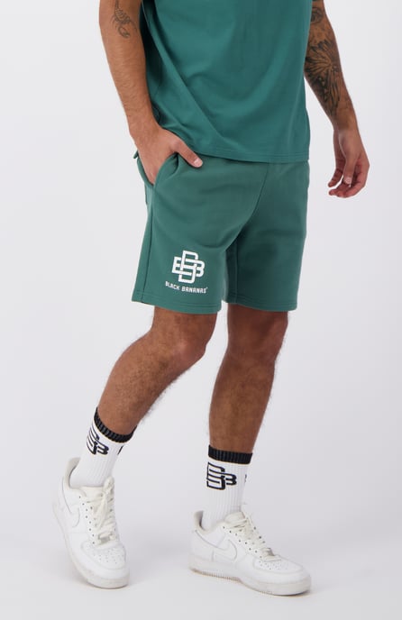 Black Bananas City Sweatshorts, Green