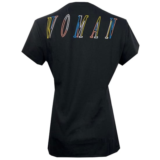 Off-White Woman Logo Black T-Shirt