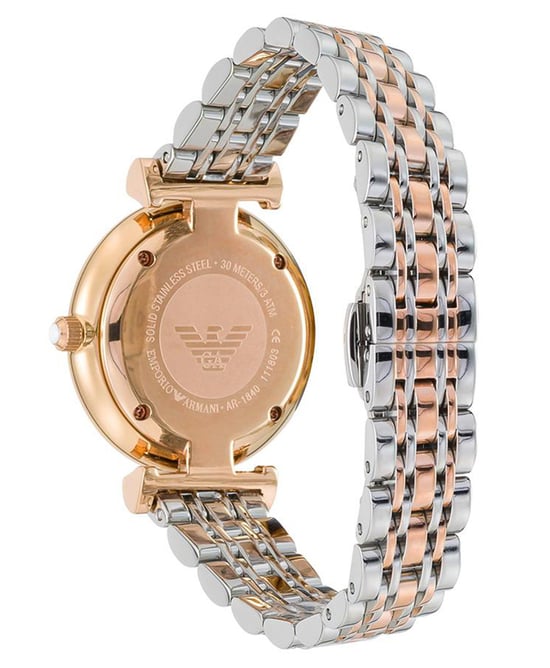 Emporio Armani Gianni T-bar Dames Horloge Multi AR1840 - Image 4