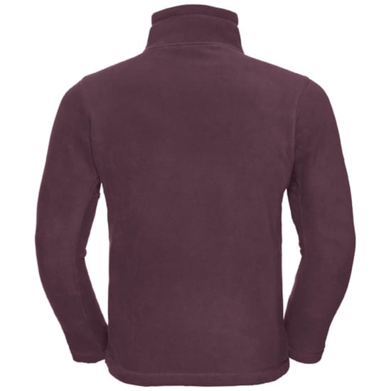 Russell Heren 1/4 Ritssluiting Outdoor Fleece Top (Bourgondië) - Image 2