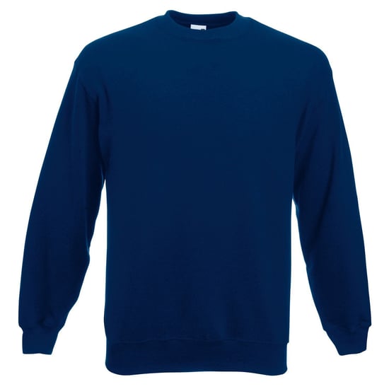 Fruit of the Loom Heren Klassiek 80/20 Ingezet Sweatshirt (Marine) - Image 1