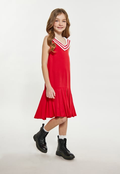 Dreimaster Jurk meisjes (kinderen) rood - Image 3