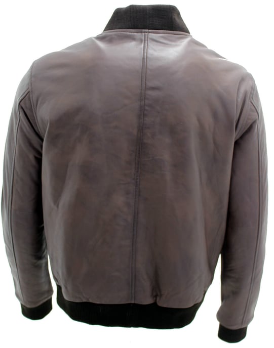 Varisty leather bomber jacket