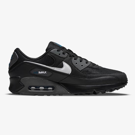 Nike Air Max 90 Heren Sportschoenen in Zwart/Wit/Marina/Iongrijs - Image 2