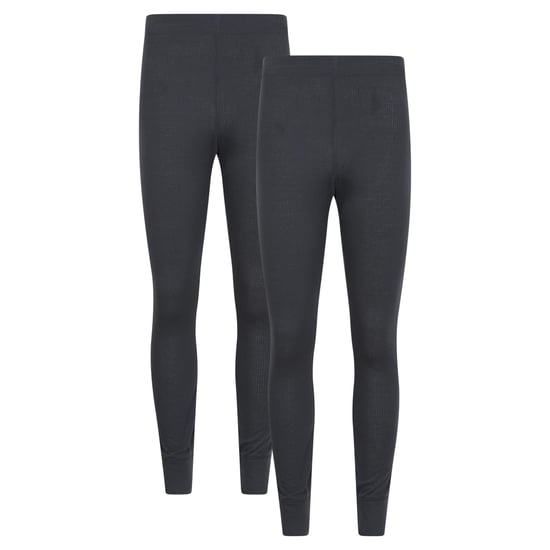 Mountain Warehouse Heren Talus Base Layer Broek (Set van 2) (Houtskool) - Image 1