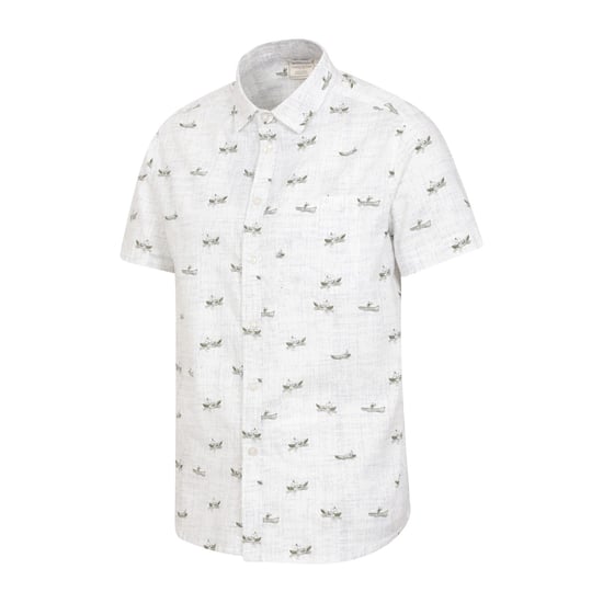 Mountain Warehouse Heren Preston Illustratie Shirt (Wit) - Image 3