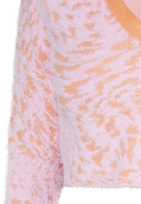 Mymo Vest Dames roze oranje - Image 3
