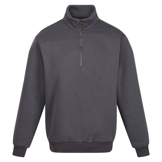 Regatta Mens Pro Quarter Zip Sweatshirt (Seal Grey)