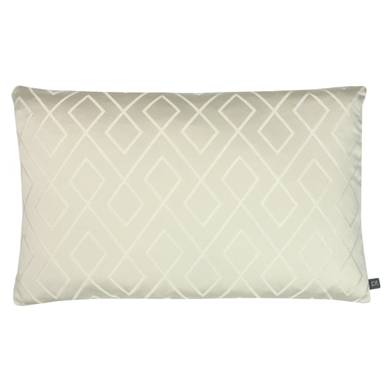 Prestigious Textiles Pivot Geometrisch Jacquard Kussen met Veertjes - Image 1