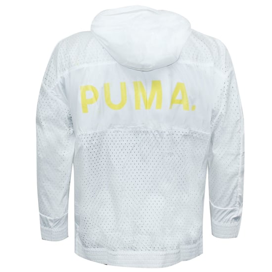 Puma Mens Zip Up Perforated Windbreaker Jacket Hooded Track Top 568014 02