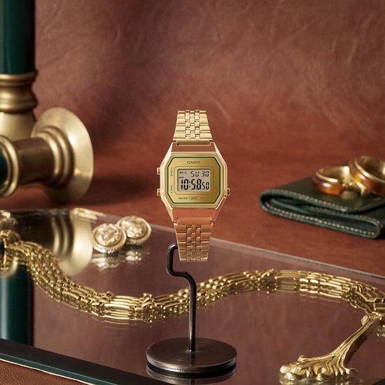 Casio Casio Collectie Vintage Damen Gouden Horloge LA680WEGV-9AEF - Image 2