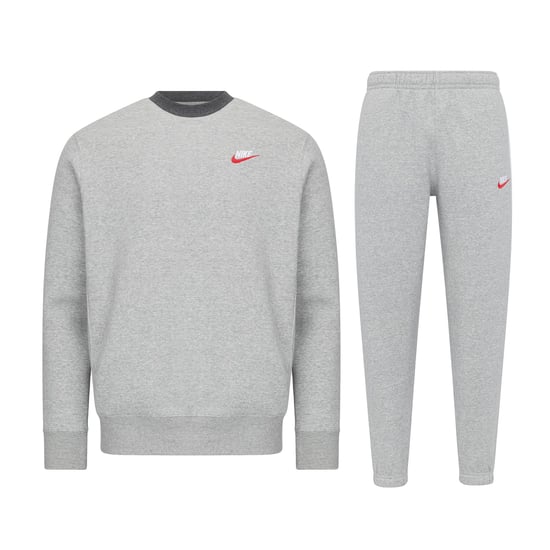 Nike Sportswear Heren Club Fleece Crew Trainingspak Grijs - Image 1