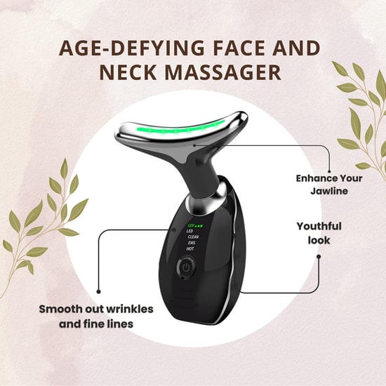 VERJONGENDE GEZICHTS- EN NEKMASSAGER - Zwart - Image 3
