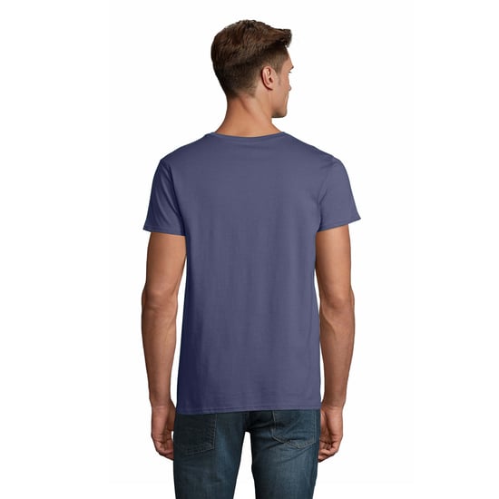SOLS Heren Pioneer Biologisch Katoenen T-Shirt (Denim) - Image 2